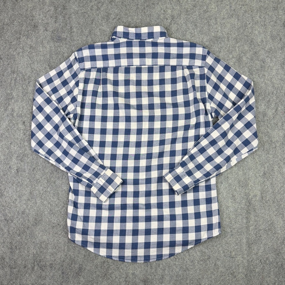Rodd & Gunn Mens Blue White Gingham Check Cotton Button Down Shirt Sports Fit S - Picture 3 of 8